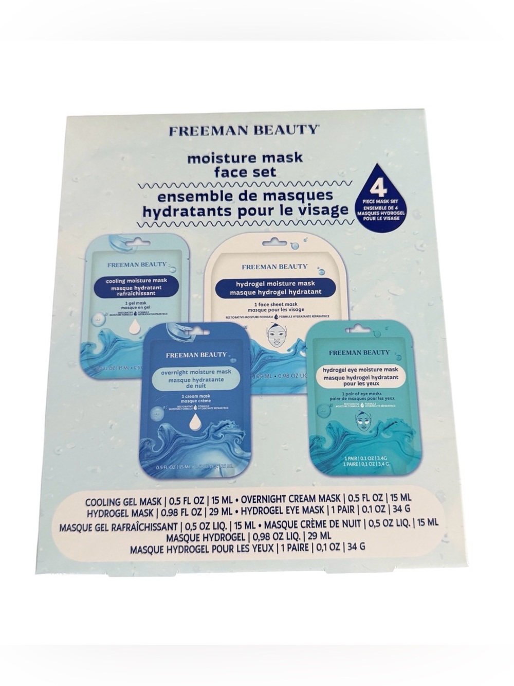Freeman Beauty 4pc Moisture Mask Giftset